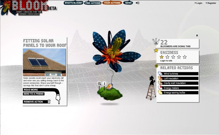 BBC Climate Change: Bloom,  | International Design Awards Winners